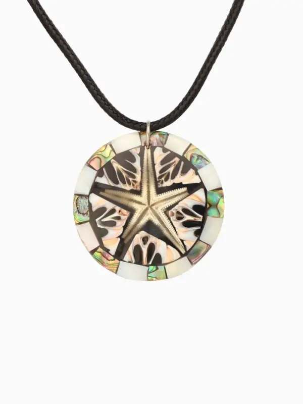 Кулон "Морская звезда" ракушка 25 см