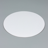 Подложка для торта, 24 см, золото - белая, 0.8 мм