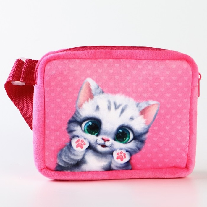 Сумка детская Сумка детская "Кошечка", плюшевая