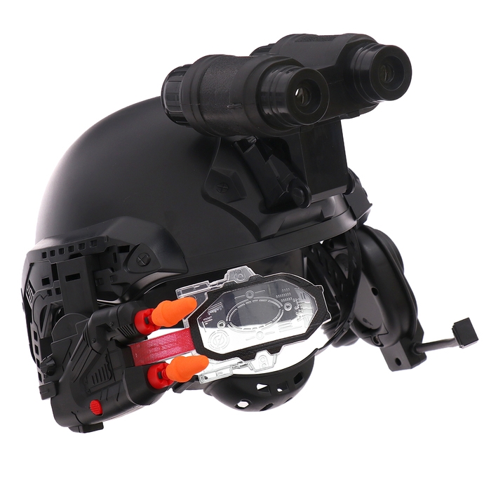 Шлем полицейского &laquo;Супер агент&raquo;, световые и звуковые эффекты, работает от батареек