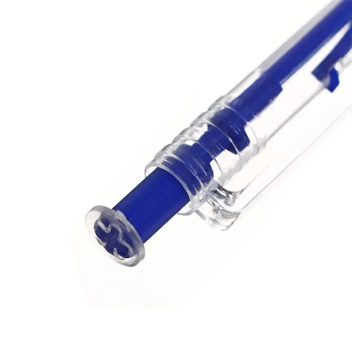 Набор шариковых ручек Calligrata, 4 штуки, автоматические, синий стержень, резиновый упор