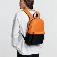 Рюкзак Base Up, черный с оранжевым