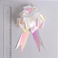 Бант - шар №3 перламутровый, белый