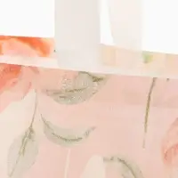 Сумка пляжная Цветы, 50*20*40, отд без молнии, розовый