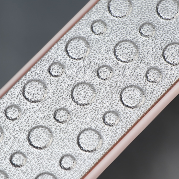 Пилка для ног, овальная, лазерная, двусторонняя, 23 см, цвет розовый Пилка для ног, овальная, лазерная, двусторонняя, 23 см, цвет розовый