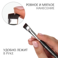 Кисть для макияжа &laquo;PREMIUM&raquo;, 16,5 см, цвет чёрный