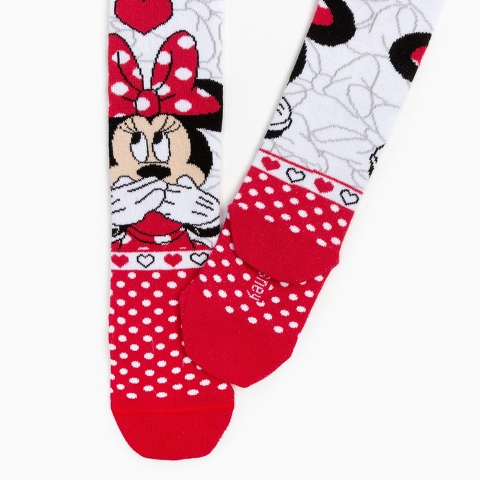Колготки Дисней «Минни Маус», цвет красный/белый, 92-98 см Колготки Дисней «Минни Маус», цвет красный/белый, 92-98 см