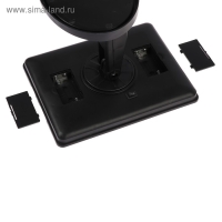 Зеркало Luazon KZ-06, подсветка, 26.5&times;16&times;12 см, 4хАА, 22 диода, сенсорная кнопка, черное