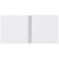 Скетчбук MESHU 150 х 150 мм, 60 листов, на гребне Kawaii, выборочный лак, покрытие Soft-Touch, блок 120 г/м2