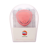 Массажёр для лица LMZ-001, микротоковый, розовый, от USB Массажёр для лица LMZ-001, микротоковый, розовый, от USB