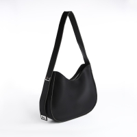 Сумка женская на одно плечо, на молнии, цвет чёрный Сумка женская на одно плечо, на молнии, цвет чёрный