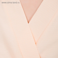 Халат вафельный запашной женский р-р 50, цв.Персик, 160 гр/м,Хл.100% Халат вафельный запашной женский р-р 50, цв.Персик, 160 гр/м,Хл.100%