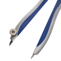 Циркуль металлический ErichKrause "Classic", 125мм, со сменным грифелем, PVC чехол, микс Циркуль металлический ErichKrause "Classic", 125мм, со сменным грифелем, PVC чехол, микс