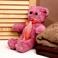 Мягкая игрушка «Мишутка с бантом», цвета МИКС Мягкая игрушка «Мишутка с бантом», цвета МИКС