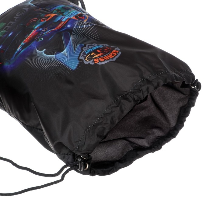 Рюкзак каркасный 39 х 29 х 17 см, Across 640, наполнение: мешок, чёрный ACR22-640-4