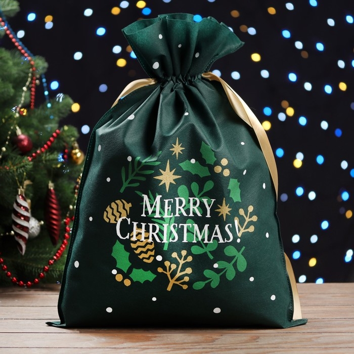Новый год. Мешок подарочный Новый год. Мешок подарочный "Рождество", 40 х 56 см