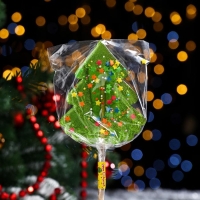 Карамель на палочке "Ёлочка Биг", зёленая, 55 г Карамель на палочке "Ёлочка Биг", зёленая, 55 г