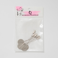 Основа «Брошь-игла» L=5,5 см, площадка 1,5 см (набор 5 шт.), цвет серебро Основа «Брошь-игла» L=5,5 см, площадка 1,5 см (набор 5 шт.), цвет серебро