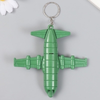 Фонарик свет на кольце "Военный самолет" мигает, 3 режима, ультрафиолет, лазер 10х11 см Фонарик свет на кольце "Военный самолет" мигает, 3 режима, ультрафиолет, лазер 10х11 см