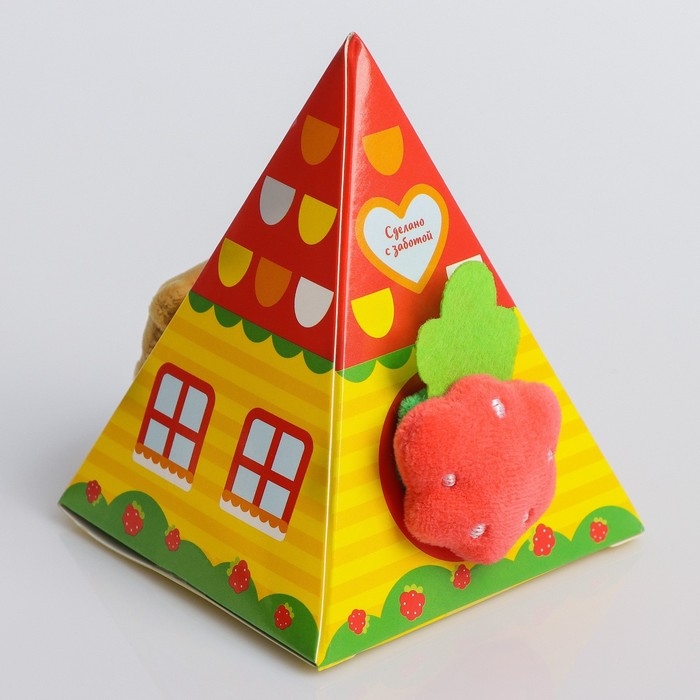 Набор браслеты - погремушки &laquo;Мишка и малина&raquo;, 2 шт, Крошка Я