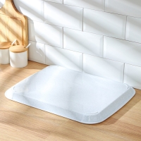 Поднос пластиковый, 47&times;36,5&times;2,3 см, прямоугольный, цвет мрамор