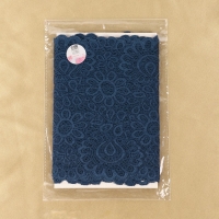 Кружевная эластичная ткань, 190 мм × 2,7 ± 0,5 м, цвет синий Кружевная эластичная ткань, 190 мм × 2,7 ± 0,5 м, цвет синий