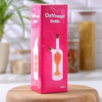 Бутыль стеклянная для соусов и масла 2 в 1 &laquo;Фьюжн. Эстет&raquo;, 280/75 мл, 8&times;6,5&times;24 см