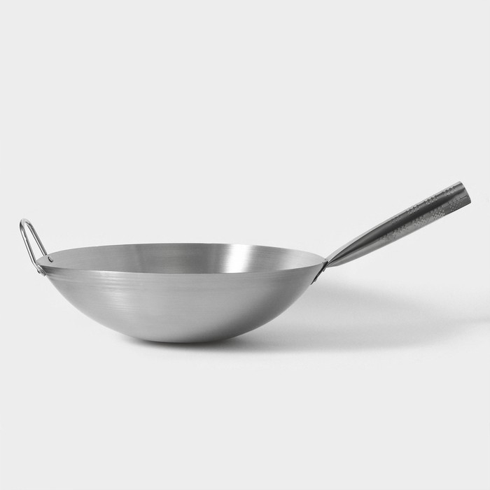 Сковорода-Wok из нержавеющей стали Hanna Kn&ouml;vell Chief, 6 л, d=36 см, с ручкой