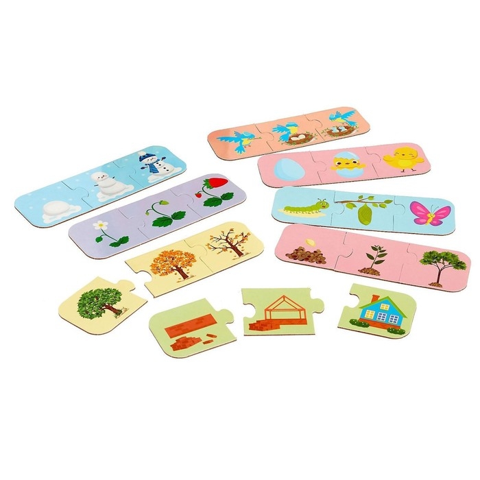 Умные пазлы &laquo;Логика&raquo;, 8 цепочек, 24 детали