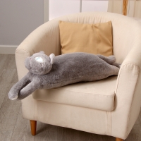 Мягкая игрушка «Кот», 90 см, цвет серый Мягкая игрушка «Кот», 90 см, цвет серый