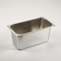 Гастроемкость 1/3 из нержавеющей стали, 150 мм, 32,5&times;17,6&times;15 см, толщина 0,8 мм