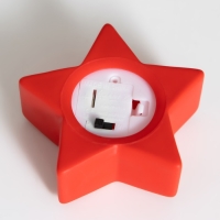 Ночник "Звезда" 2Вт LED красный 2,5х7х7см Ночник "Звезда" 2Вт LED красный 2,5х7х7см