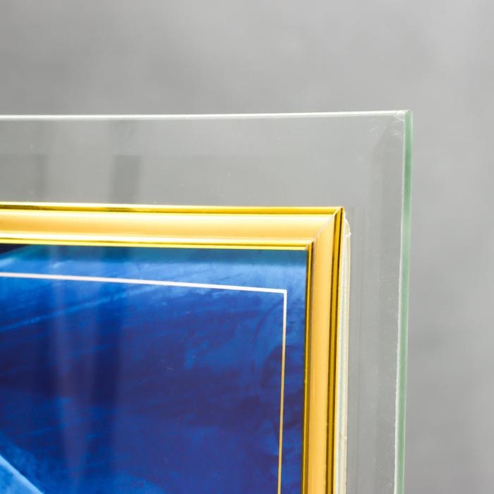 Фоторамка стекло "GT 116/-G" 15х20 см, горизонталь, золото