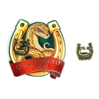 Подкова новогодняя мини &laquo;Новый год: Счастливого года&raquo;,7 х 10 см