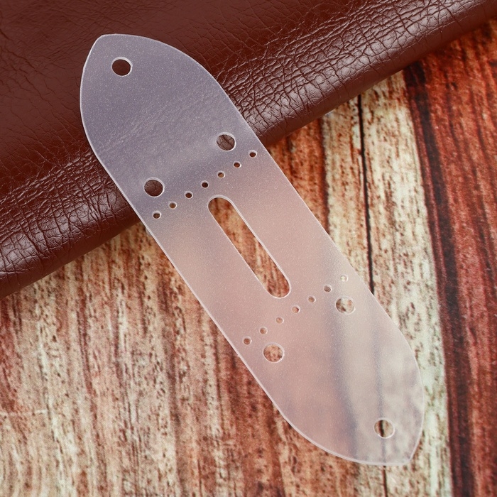 Набор лекал для подпряжника, 30 мм &times; 10,5 см, 3 шт, цвет прозрачный