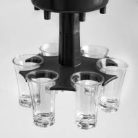 Рюмки набор "Налей всем сразу" 6 штук по 35 мл, горлышко d-10 см Рюмки набор "Налей всем сразу" 6 штук по 35 мл, горлышко d-10 см