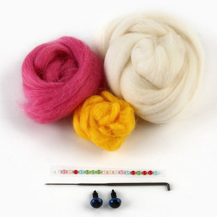 Валяние из шерсти. Игрушка &laquo;Волшебный единорог&raquo;, набор для творчества