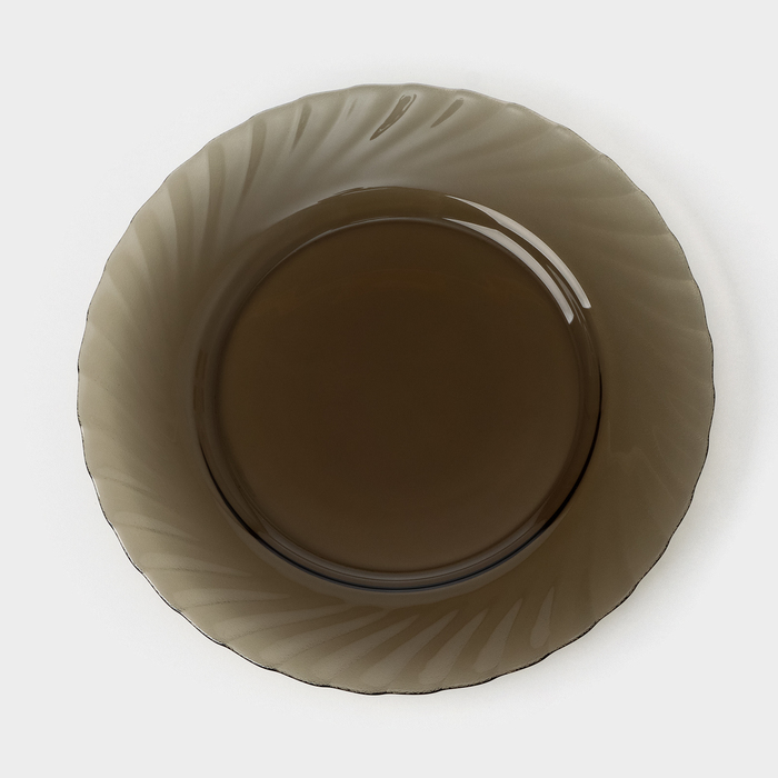 Набор столовый стеклянный Ocean. Eclipse, 44 предметов, цвет коричневый