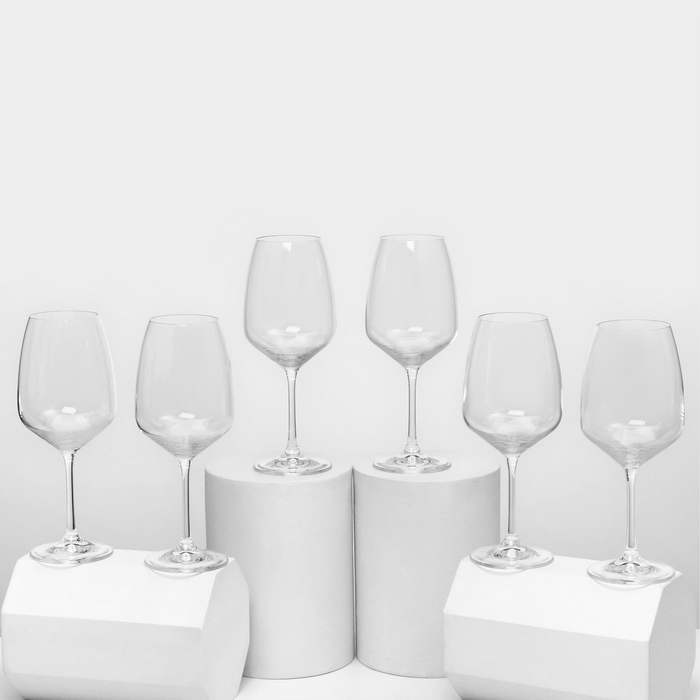Набор стеклянных бокалов «Жизель», 560 мл, 6 шт Набор стеклянных бокалов «Жизель», 560 мл, 6 шт