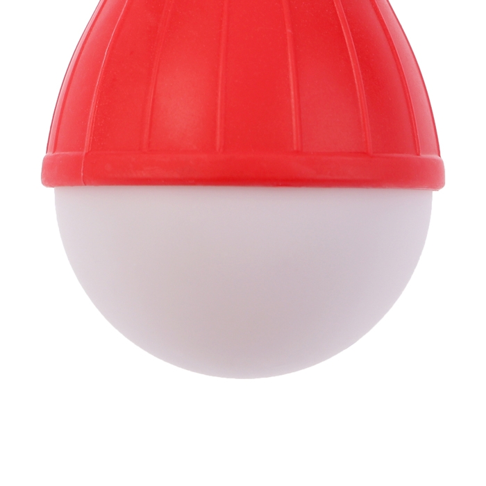 Фонарь кемпинговый, 60 Лм, 3 режима, 3 ААА, 11 х 5 см, красный