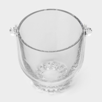 Ведро для льда стеклянное с ручкой и щипцами Sylvanа, 650 мл, h=13 см Ведро для льда стеклянное с ручкой и щипцами Sylvanа, 650 мл, h=13 см