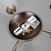 Люстра "Оливия" 3x40Вт E27 бронза 45х43х20 см