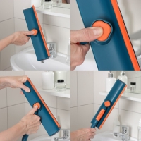 Щётка для окон Raccoon, телескопическая ручка 68(102) см, насадка из микрофибры 28&times;7 см, цвет МИКС