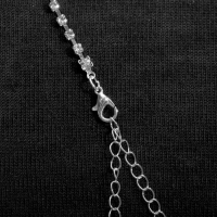 Портупея &laquo;Минимал&raquo; 2 нити, цвет белый в серебре