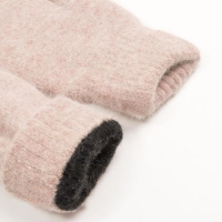 Варежки женские MINAKU однотонные,размер 6,5 цв.бежевый Варежки женские MINAKU однотонные,размер 6,5 цв.бежевый