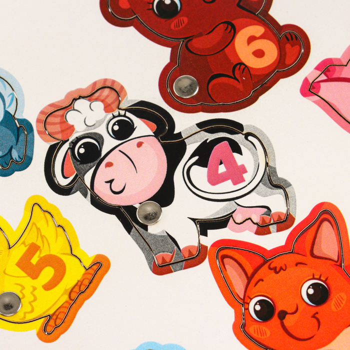 Магнитная рыбалка для детей &laquo;Зверята&raquo;