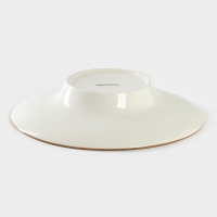 Тарелка фарфоровая для пасты Доляна &laquo;Космос&raquo;, 150 мл, d=21 см, цвет белый