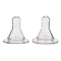 Соска на  бутылочку, антиколиковая, от 3 мес., классическое горло,  средний поток, №1,  2 шт.