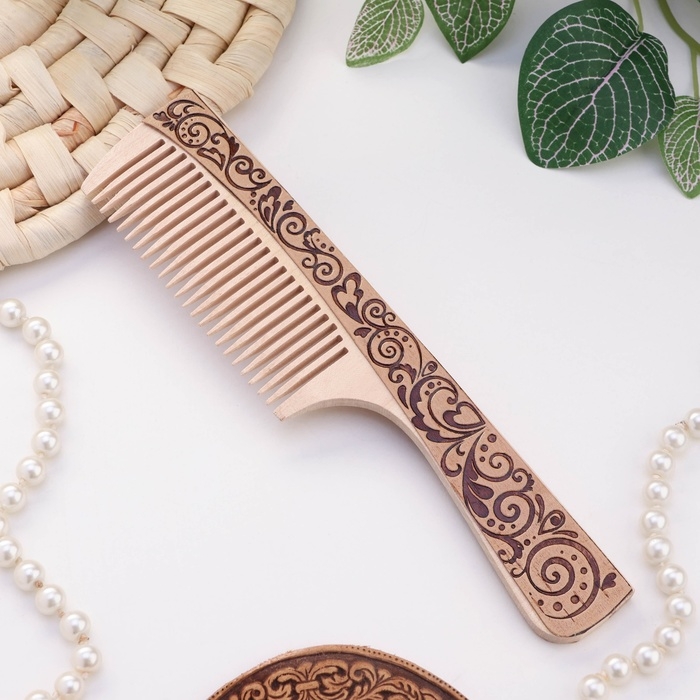 Расческа «Для Неё», 19×4 см, береста Расческа «Для Неё», 19×4 см, береста