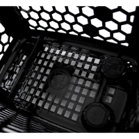 Корзина-тележка пластиковая 80 л, с 1 пластиковой ручкой, цвет чёрный Корзина-тележка пластиковая 80 л, с 1 пластиковой ручкой, цвет чёрный